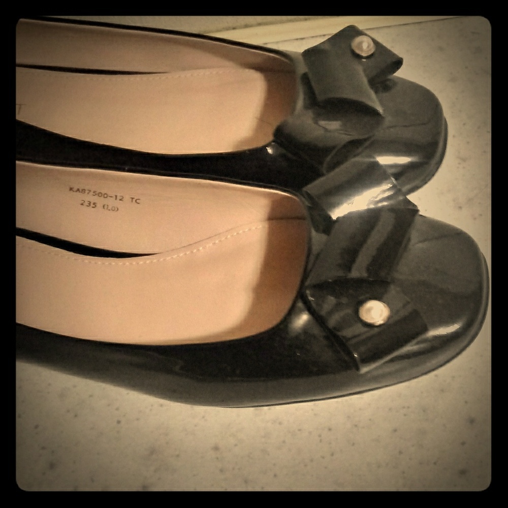 Kisscat Black Patent Leather Shoes